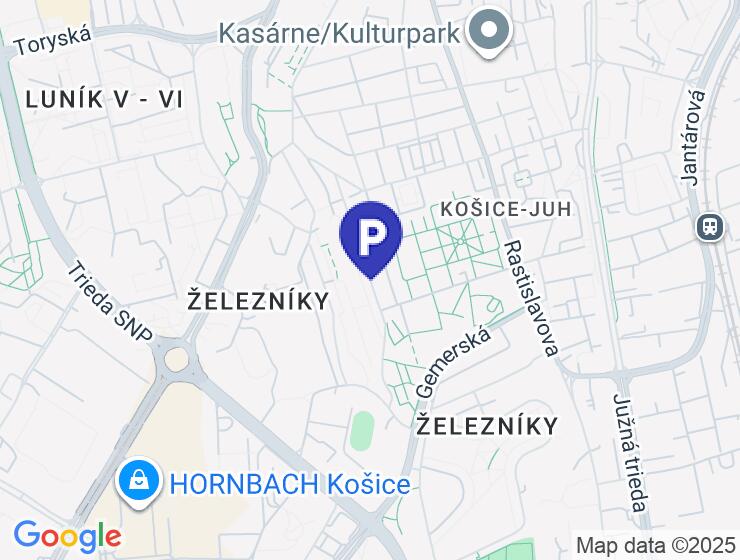 Prenájom garáže v Košiciach na Turgenevovej ulici