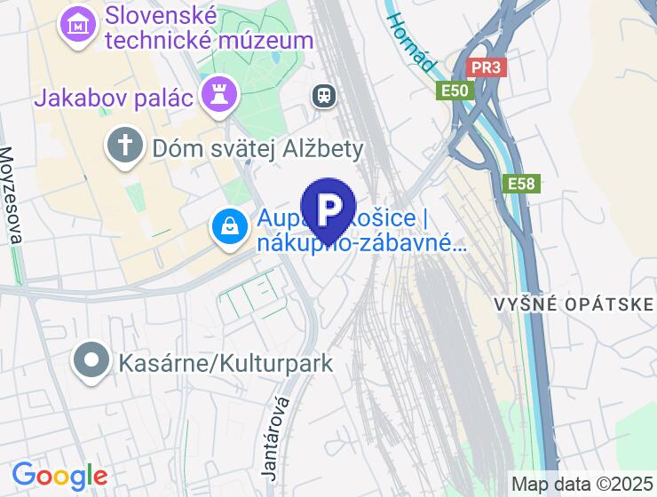 Prenájom garáže v Košiciach pri Auparku