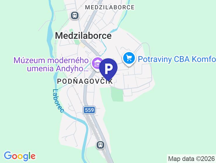 Prenájom garáže v Medzilaborciach na ul. Cintorínskej