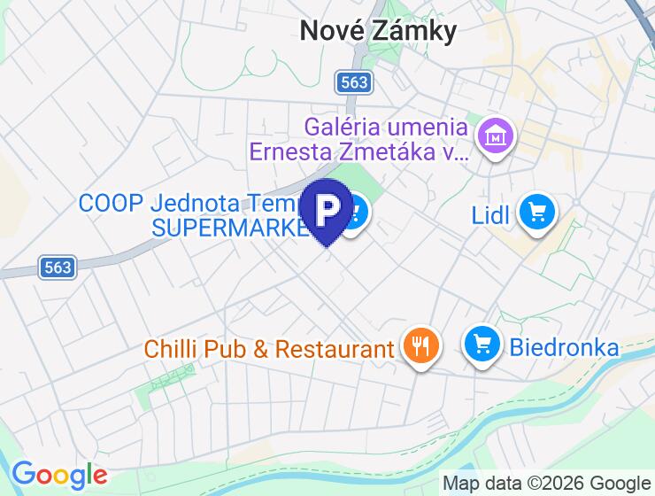 Prenájom garáže v Nových Zámkoch blízko Šoltésovej ulice