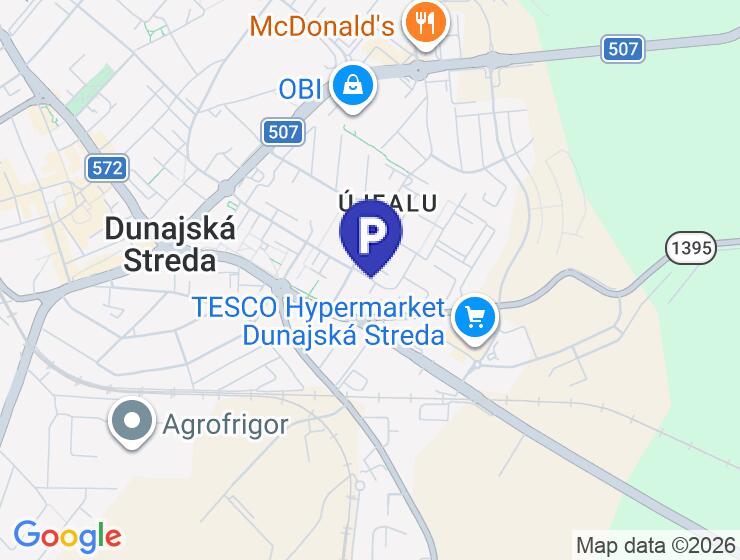 Prenájom garáže v parkovacom dome v Dunajskej Strede
