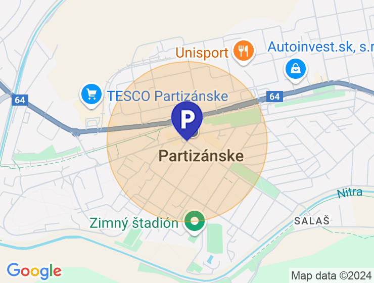 Prenájom garáže v Partizánskom