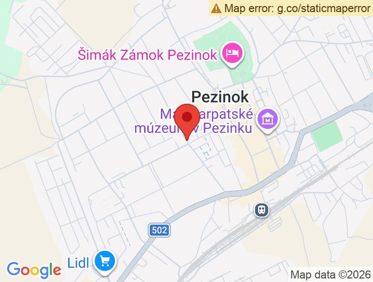 Prenájom garáže v Pezinku na Bernolákovej ulici