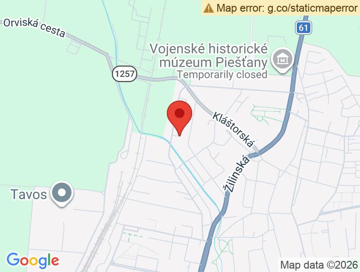 Prenájom garáže v Piešťanoch na Topoľovej ulici