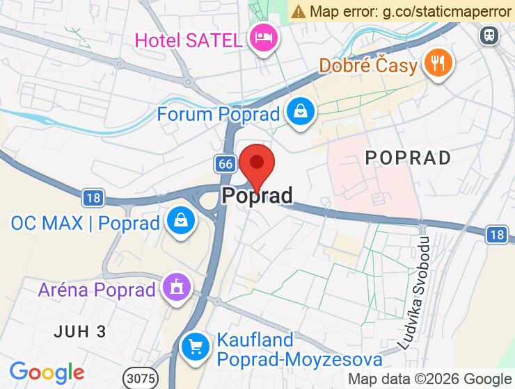 Prenájom garáže v Poprade pri Hoteli Olympia