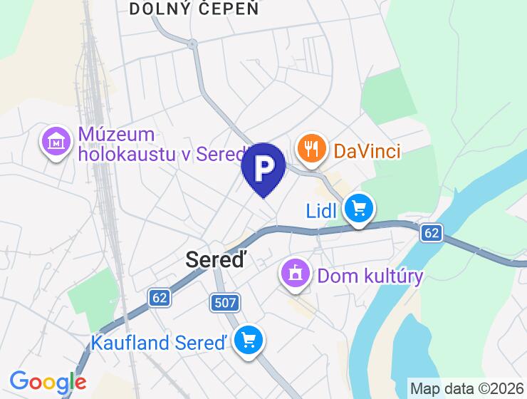 Prenájom garáže v Seredi na Poštovej ulici
