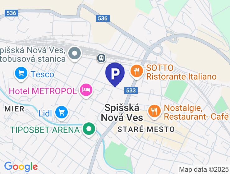 Prenájom garáže v Spišskej Novej Vsi na Hviezdoslavovej ulici