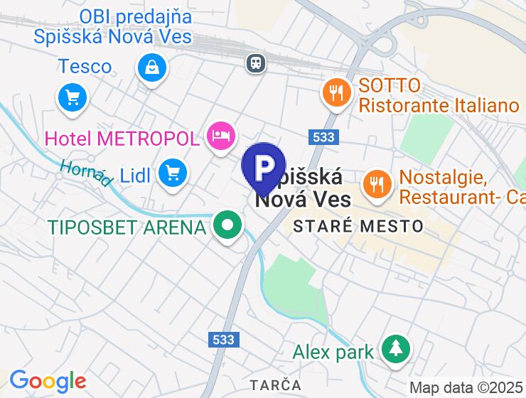 Prenájom garáže v Spišskej Novej Vsi