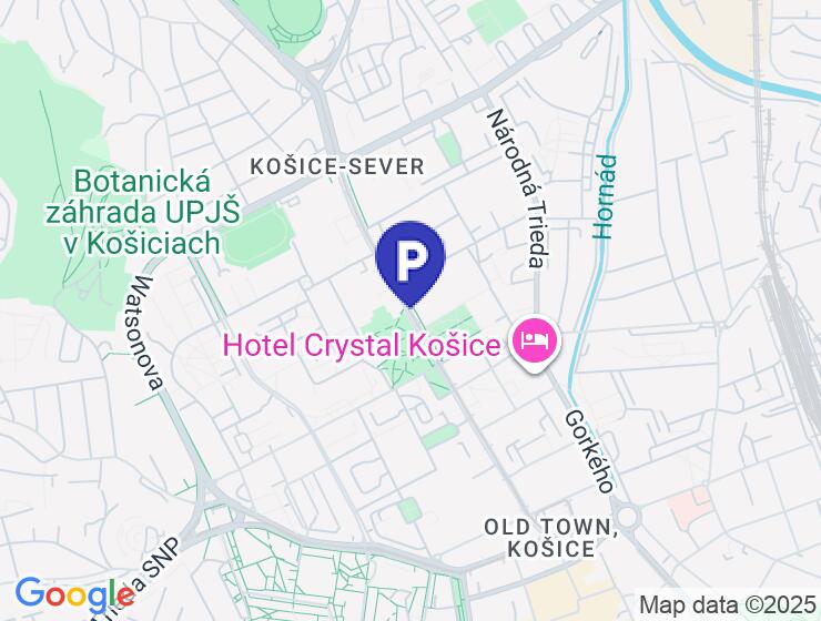 Prenájom garáže v Starom Meste pri Parku Komenského