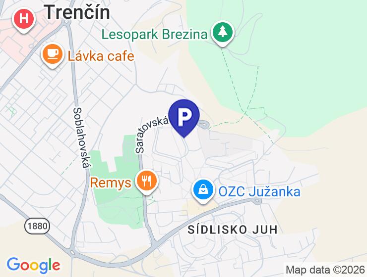 Prenájom garáže v Trenčíne na ulici L. Novomeského