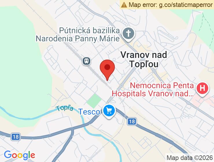 Prenájom garáže vo Vranove nad Topľou