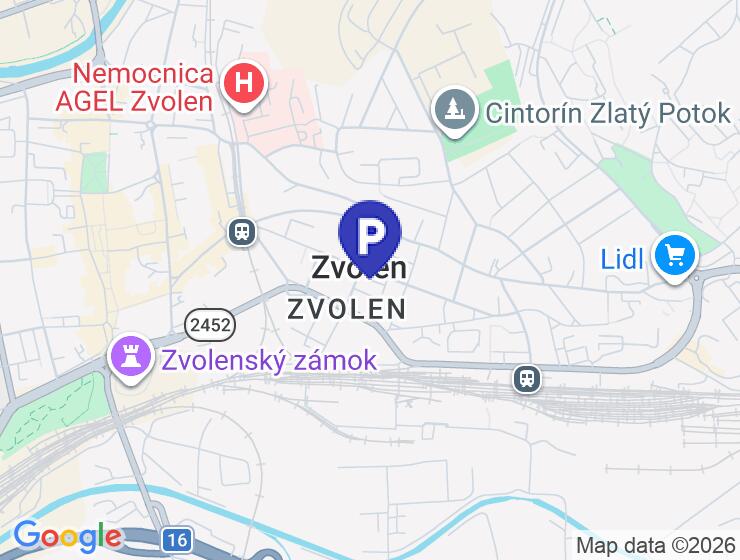 Prenájom garáže vo Zvolene na ulici J. Švermu