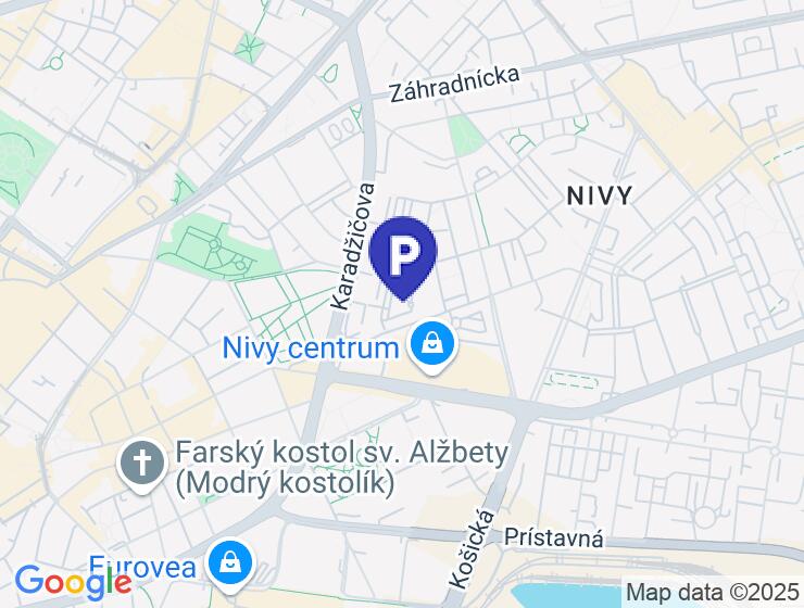 Prenajom garaze, Bratislava