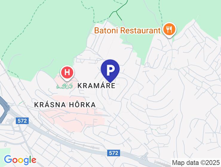 Prenájom garážového miesta v bytovom dome na Klenovej 7