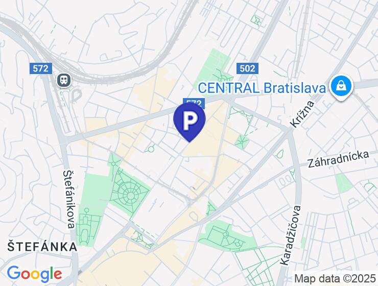 Prenájom garážového miesta v rezidencii Blumental za 100€ mesačne