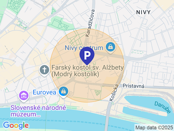 Prenájom garážového parkovacieho miesta, SKY PARK, Továrenská ul.