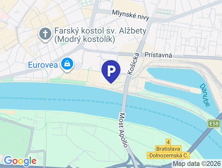 Prenájom garážového parkovacieho miesta v Eurovea - RIVERSIDE, Bratislava
