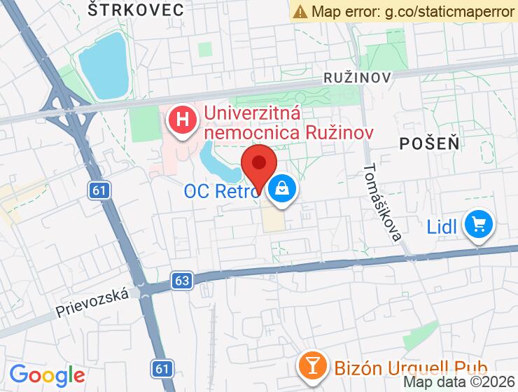 Prenájom garážového parkovacieho státia 18m2 v Ružinove