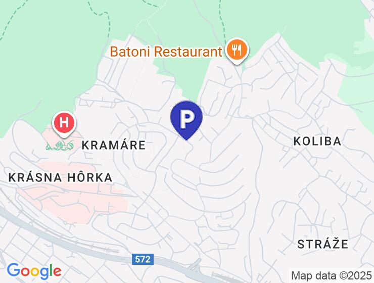 Prenájom garážového parkovacieho státia na Vlárskej ulici v Bratislave