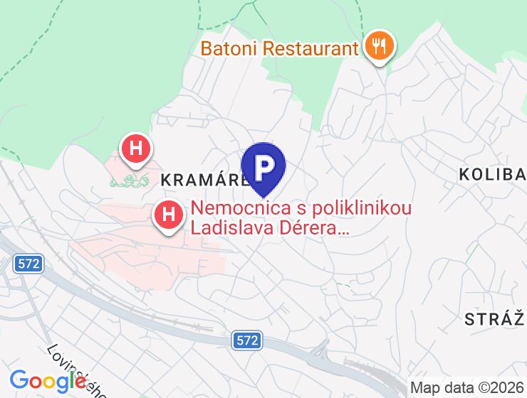 Prenájom garážového státia 18,39 m² na Kramároch, Rozvodná ul. 13C
