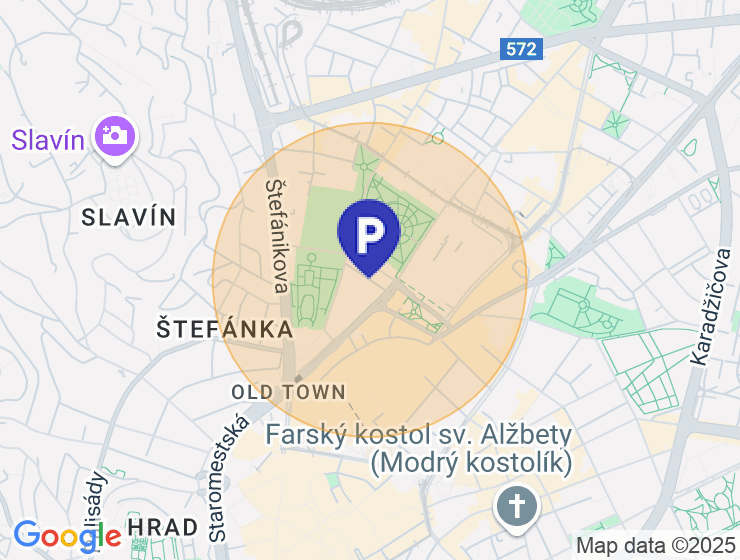 Prenájom garážového státia Bratislava I - Staré mesto, ul. Jozefská