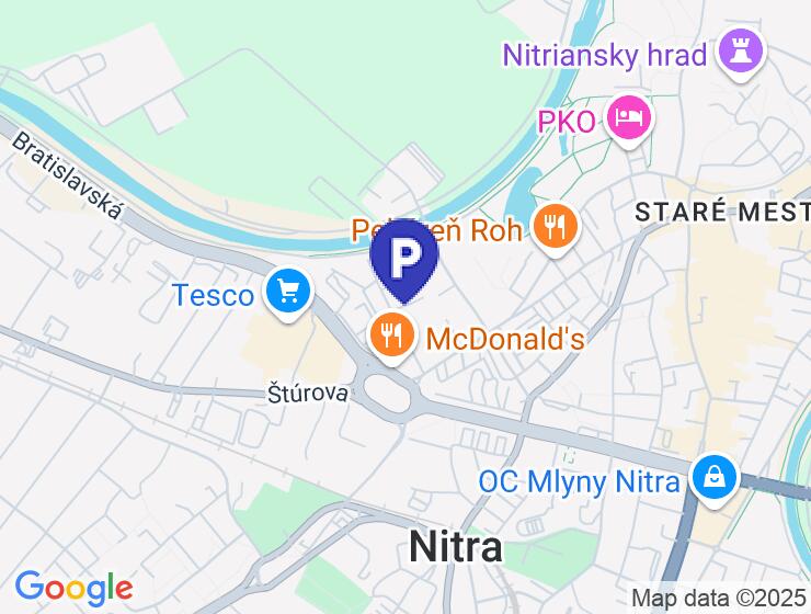 Prenájom garážového státia č. 81 v bytovom dome Riviéra Nitra