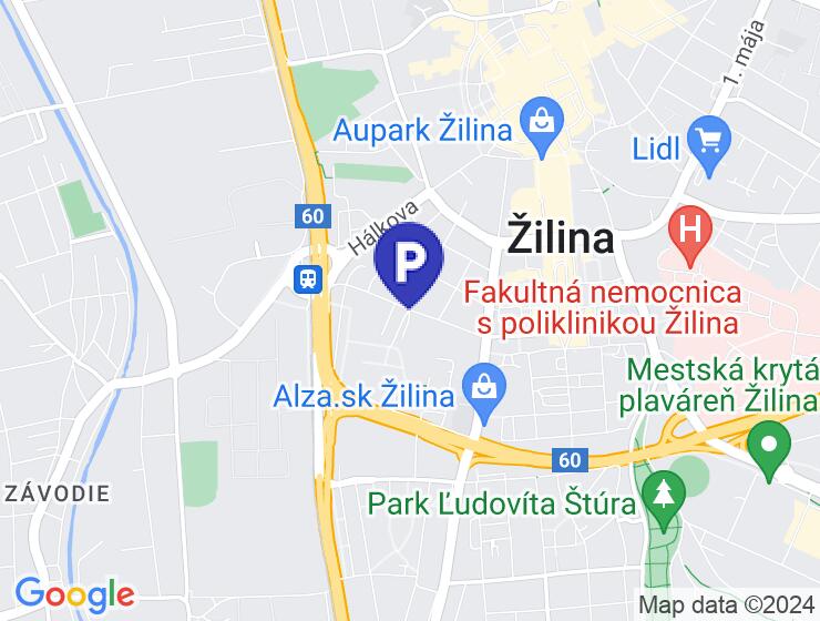 Prenájom garážového státia - centrum Žiliny