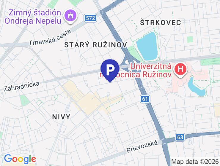 Prenájom garážového státia na Klincovej ulici