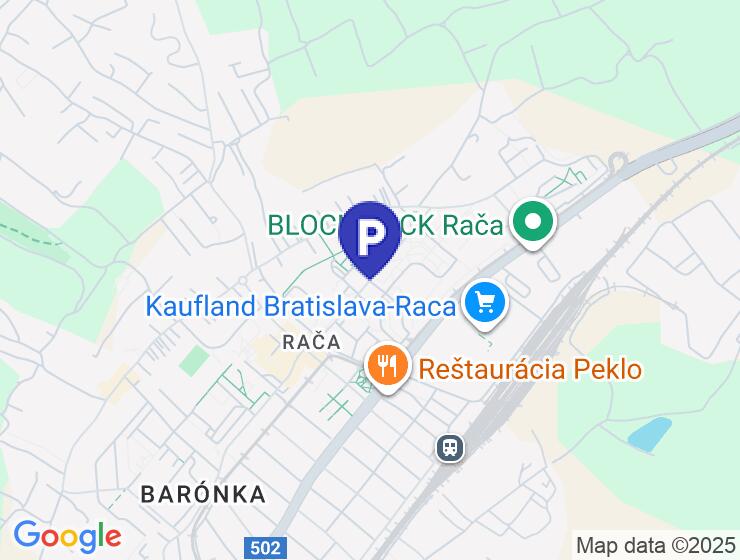 Prenájom garážového státia na ulici Rustaveliho v Bratislave - Rači