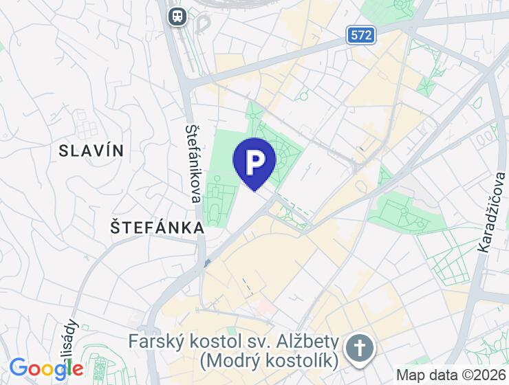 Prenájom garážového státia v Bratislave I - Staré Mesto, ul. Jozefská