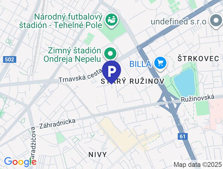 Prenájom garážového státia v Bratislave na Stodolovej ulici