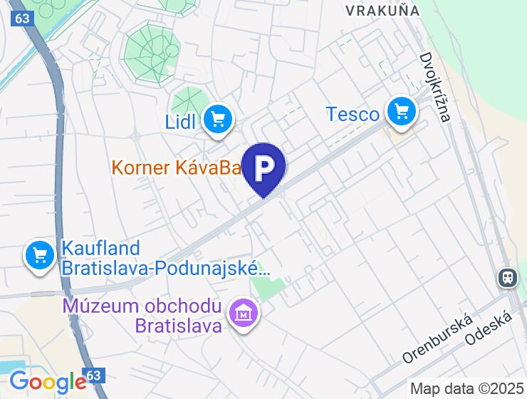 Prenájom garážového státia v bytovom dome na Kazanskej ulici