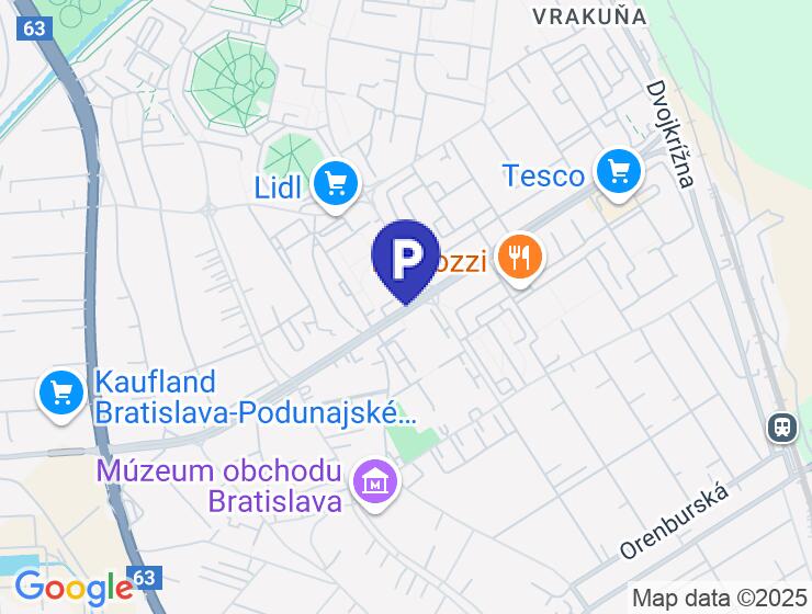 Prenájom garážového státia v bytovom dome na Kazanskej ulici