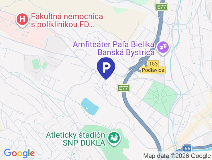 Prenájom garážového státia v bytovom dome Orion, Kláry Jarunkovej, Banská Bystrica