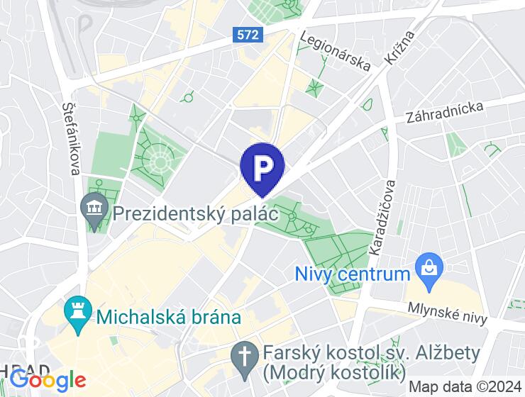 Prenájom garážového státia v centre Bratislavy