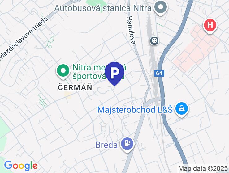 Prenájom garážového státia v Nitre na Južnej ulici