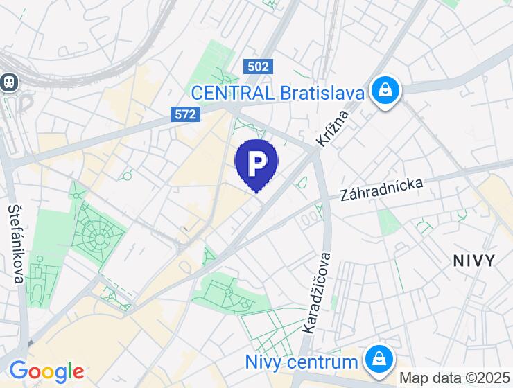 Prenájom garážového státia v Starom Meste na Blumentálskej