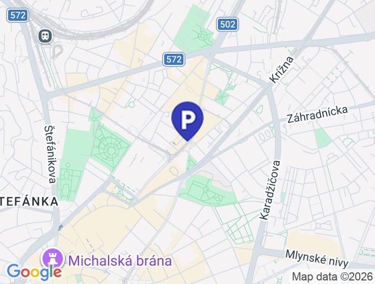 Prenájom garážového státia v suteréne na Radlinského ulici, BA