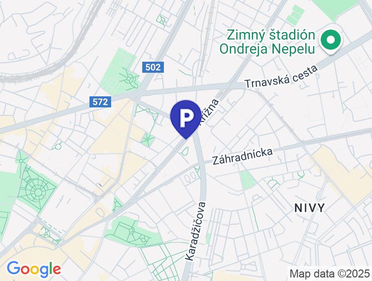 Prenájom garážových státí v podzemnej garáži na Krížnej