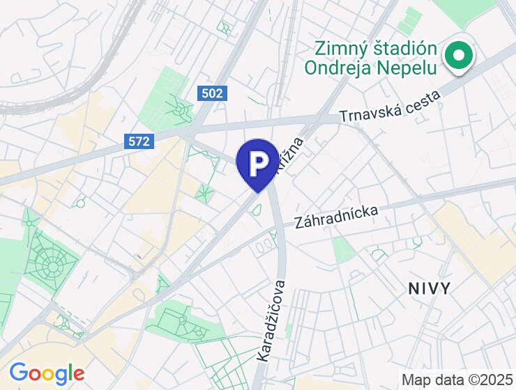 Prenájom garážových státí v podzemnej garáži na Krížnej