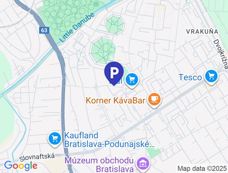 Prenájom krytého garážového parkovacieho státia v Podunajských Biskupiciach