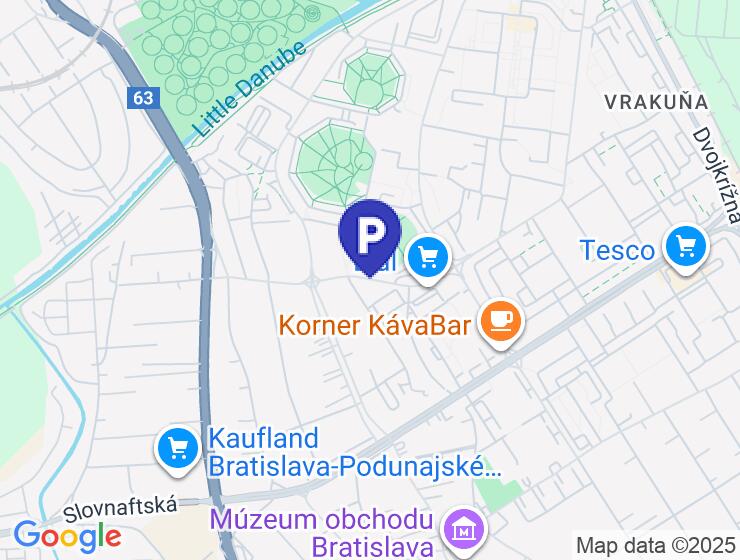 Prenájom krytého garážového státia v Podunajských Biskupiciach