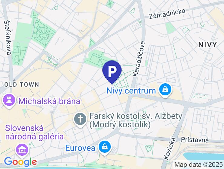 Prenájom krytého parkovacieho miesta v centre