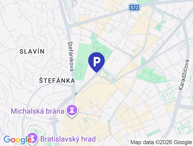 Prenájom krytého parkovacieho miesta v centre Bratislavy