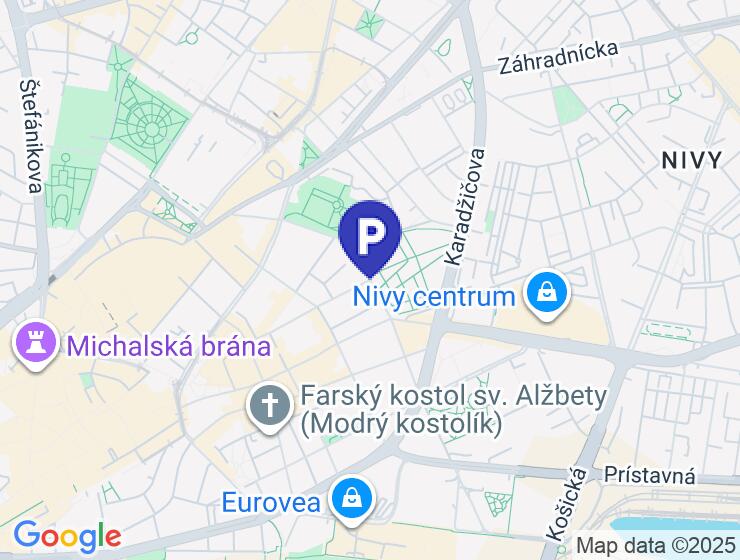 Prenájom krytého parkovacieho miesta v podzemnej garáži v centre mesta