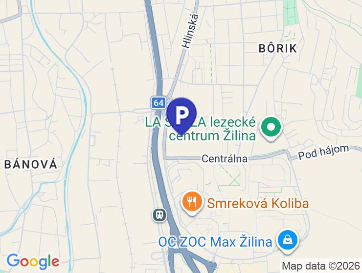 Prenájom krytého parkovacieho miesta v Žiline, Rudiny II