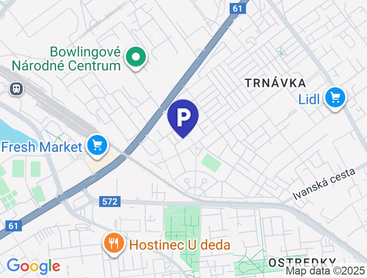 Prenájom murovaná garáž 20 m² na Hanáckej ulici, BA-Ružinov