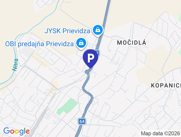 Prenájom murované garáže s alarmom v Prievidzi