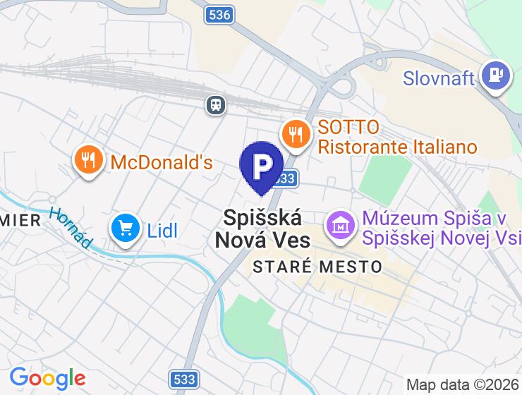 Prenájom murované garáže s pozemkom v Spišskej Novej Vsi