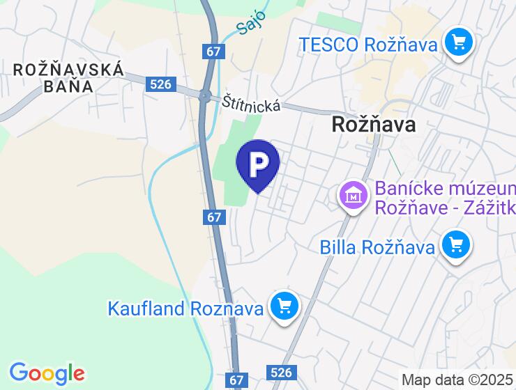 Prenájom murované garáže v Rožňave na Mierovej ulici